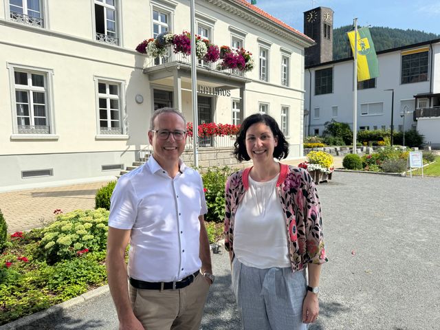 Besuch bei Bürgermeister der Stadt Todtnau