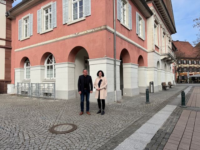 Im Gespräch mit Bürgermeister Dirk Harscher in Schopfheim