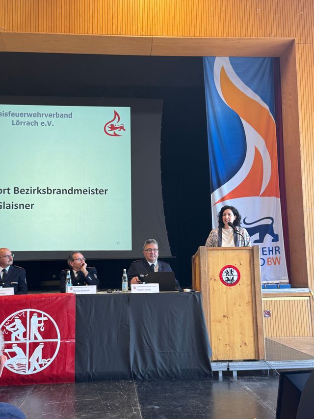 Bei der Jahreshauptversammlung des Kreisfeuerwehrverbands Lörrach
