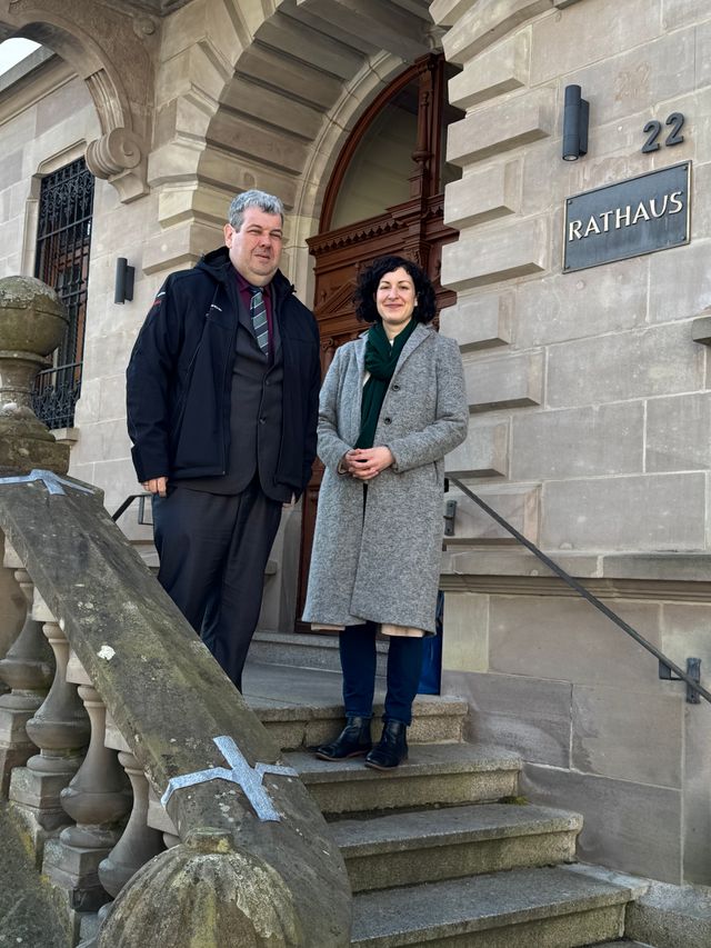 Zu Besuch im Schönauer Rathaus