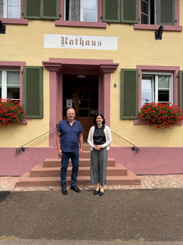 Im Gespräch mit Schallbacher Bürgermeister Iselin