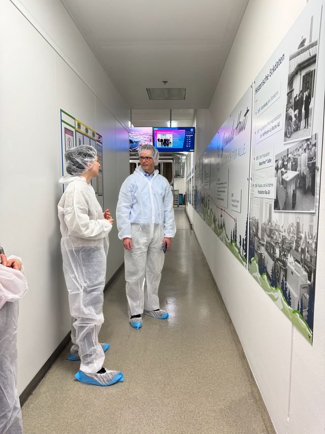 Besuch beim Unternehmen Bayer in Grenzach-Wyhlen