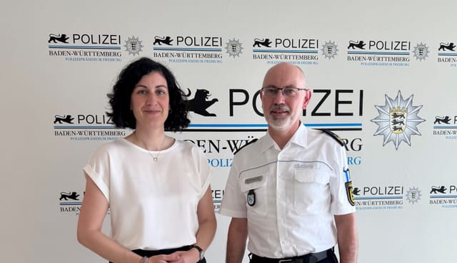 Im Gespräch mit dem Polizeipräsidenten in Freiburg